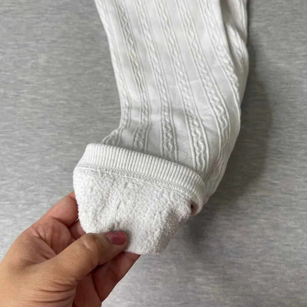 The Children’s Place Girl's White Fleece Leggings